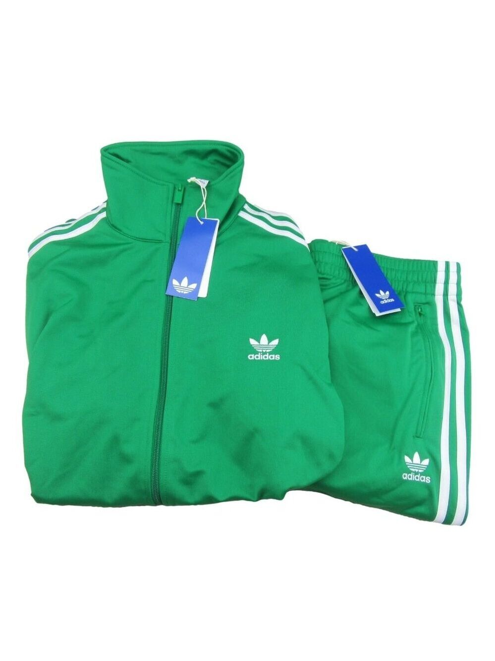 Adidas Originals Firebird Track Pants Jacket Jump Suit Men's Sz Medium Green NEW